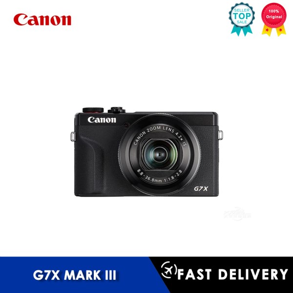 Новый маленькая цифровая камера Canon PowerShot G7X Mark III, оптический зум с большой диафрагмой, видеокарта 4K