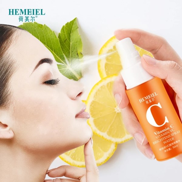 Новый 100% Pure Vitamin C Toner Brightening Facial Spray Moisturizing Face Serum Shrink Pores Oil Control Whitening Skincare