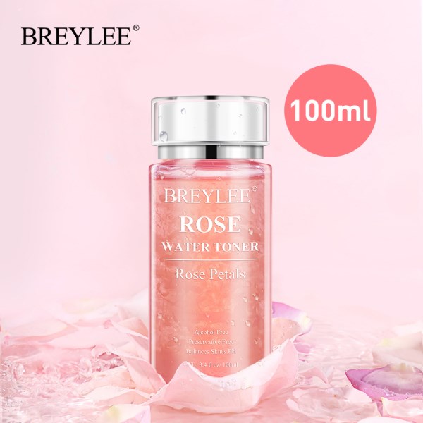 Новый BREYLEE Rose petal water moisturizes and softens skin korean skin care toner facial rose water skin care