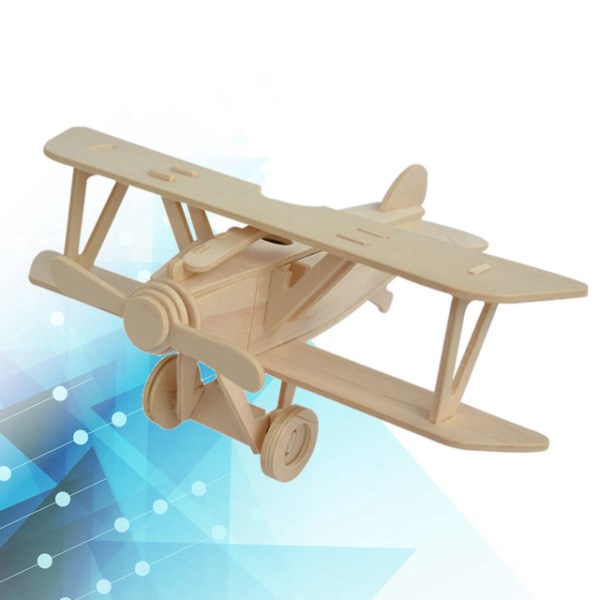 Новый самолета, деревянный самолетик, детские наборы, деревянный пазл, игрушки, рукоделие, набор самолетиков, объемная сборка, 3D DIY Взрослые сборки