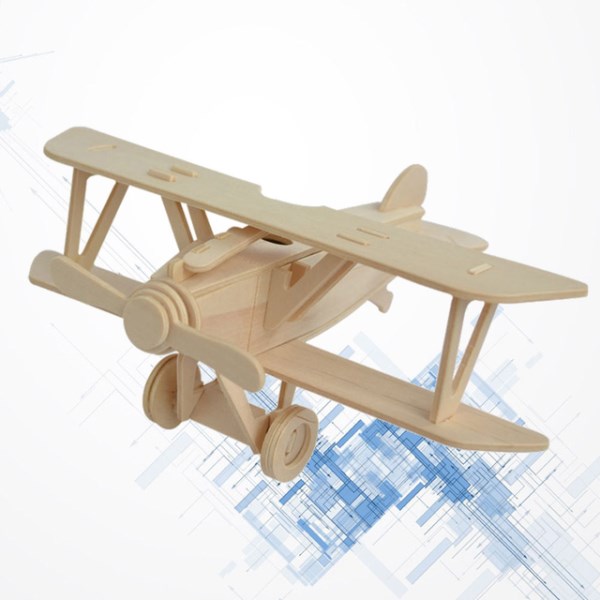 Новый самолета, деревянный самолетик, детские наборы, деревянный пазл, игрушки, рукоделие, набор самолетиков, объемная сборка, 3D DIY Взрослые сборки