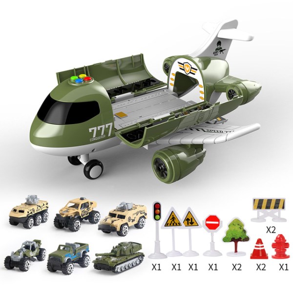Новый игрушечного самолета с музыкальной симуляцией трека, инерционный самолет, инженерная машинка для парковки, игрушка для мальчиков, подарок для детей, 6 типов