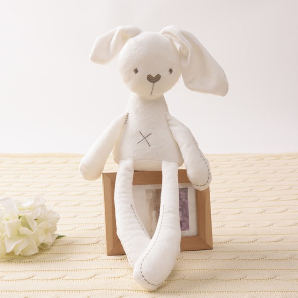 Новый кролик 42 см, медведь, искусственная кукла для детей, Успокаивающая, мягкая и плюшевая детская игрушка, подарок для младенцев