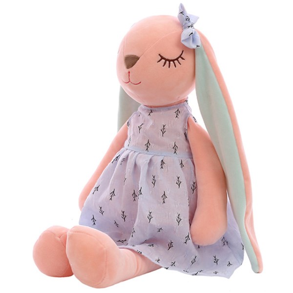 Новый Cute Cartoon Long Ears Rabbit Doll Baby Soft Plush Toys For Children Rabbit Sleeping Mate Stuffed Plush Animal Toys Infants