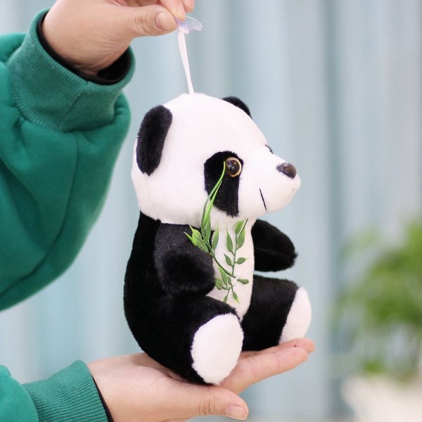Новый кукла панда на присосках, набивные животные, детские игрушки 15 см
