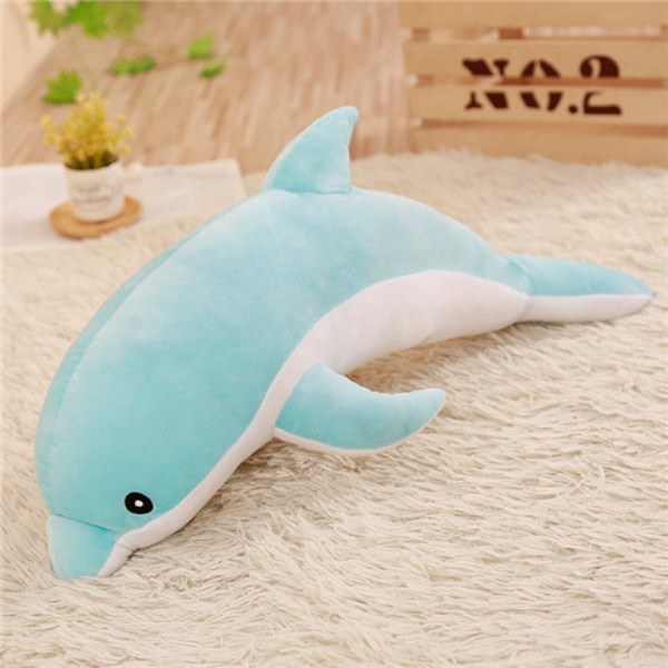 Новый Lovely Dolphin Plush Toys Stuffed Soft Cute Animal Dolls Baby Pillow Cushion for Kids Children Gifts