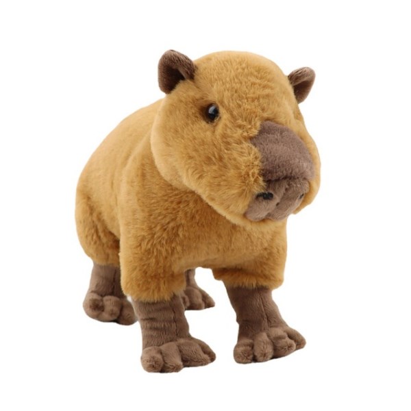 Новый Simulation Capybara Plush Toy Kawaii Capybara Stuffed Doll Soft Capybara Animal Doll for Children Girls Toy