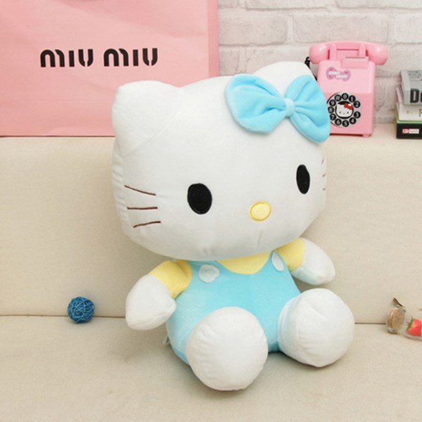 Новый Kitty плюшевые милые игрушки-кошки Sanrio Kawaii KT, мягкие детские игрушки, подарок на Рождество, день рождения, праздник