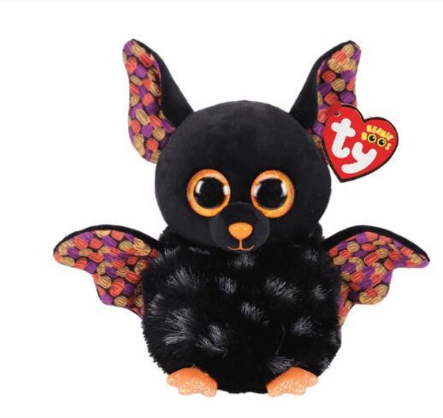 Новый Ty Beanie Halloween Series Big Eyes Bat Mummy Cat Ghost Spider Cute Soft Animal Doll Kids Toys Halloween Gifts for Children