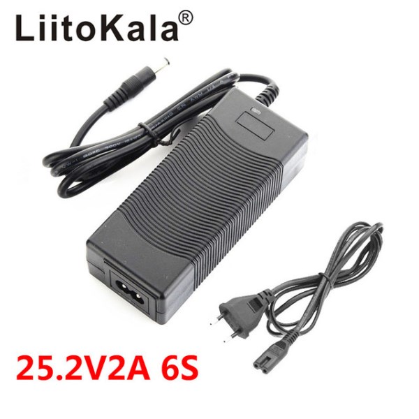 Новый устройство LiitoKala для литиевых аккумуляторов, 24 В, 36 В, 48 В, 6 серий, 7 серий, 10 серий, 13 нитей, 18650, 12,6 в, 29,4 в, 42 в, 54,6 В постоянного тока, 5,5*2,1 мм