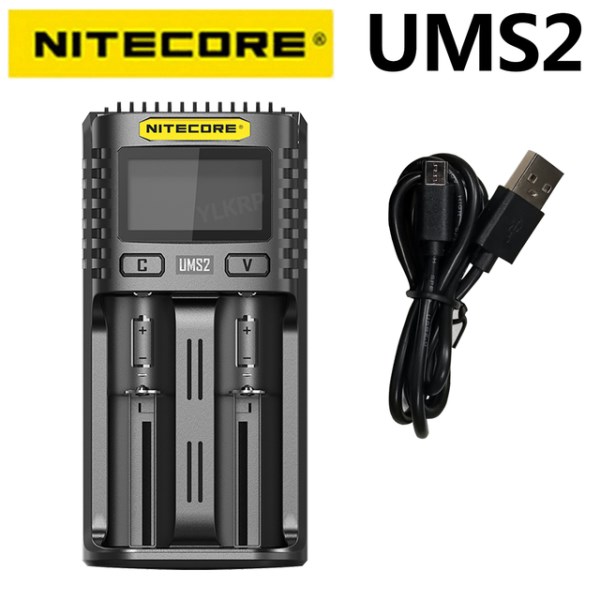 Новый устройство Nitecore UMS4, UMS2, умная быстрая зарядка, 4 А, мощный ток, многофункциональное зарядное устройство USB