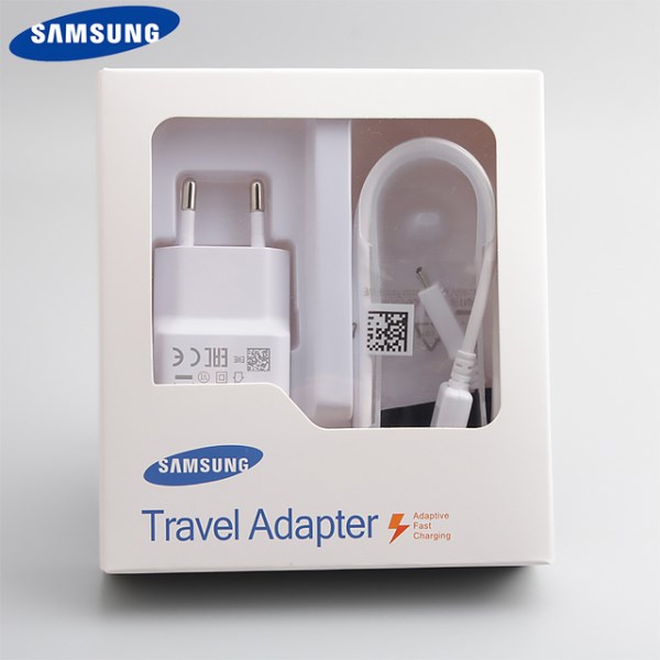 Новый зарядное устройство Samsung с европейской вилкой, адаптер для быстрой зарядки 150 см, кабель Micro USB для Samsung Galaxy S6 S7 Edge A3 A5 A7 2016 J7 Note 4 5