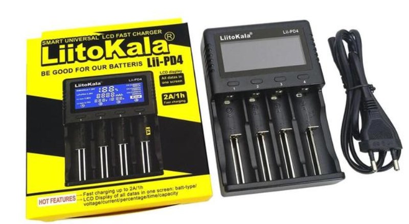 Новый устройство LiitoKala Lii-100, 202, 402, PD4 LCD, зарядка батарей 18650, 3,7 В, 18350, 26650, 18350, NiMh, литиевых