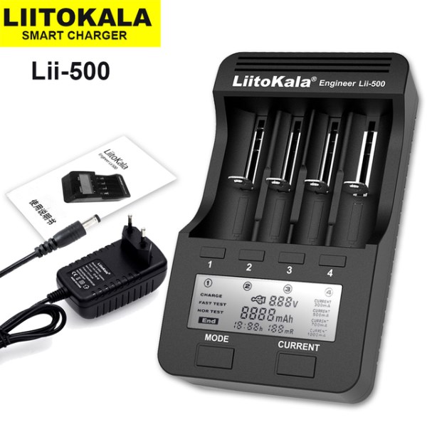 Новый устройство Liitokala для батарей 3,7 в, 1,2 в, 18650, 26650, 21700, 17355, 18350, 14500, AA, AAA