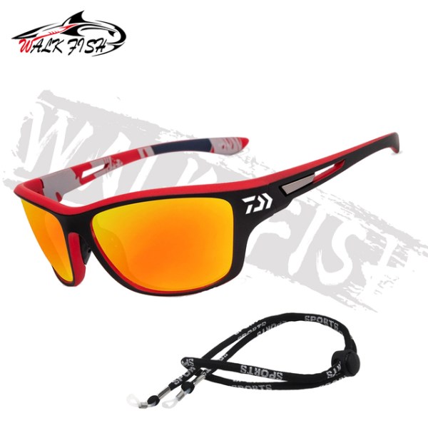 Новый солнцезащитные очки WALK FISH DW для рыбалки, мужские солнцезащитные очки для вождения, мужские спортивные солнцезащитные очки для активного отдыха, очки UV400 для походов