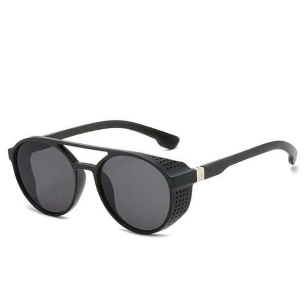 Новый солнцезащитные очки в стиле стимпанк, мужские Модные круглые очки для мужчин, винтажные брендовые дизайнерские очки, солнцезащитные очки для улицы, UV400, для рыбалки