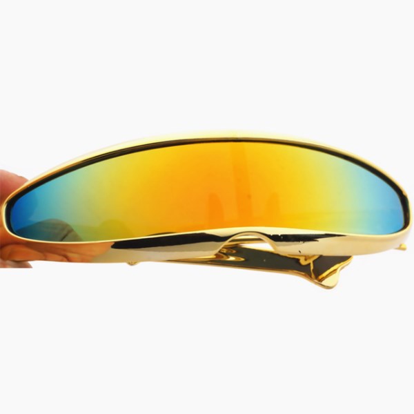 Новый очки в стиле ретро для мужчин и женщин, модные футуристические роскошные очки с покрытием, Винтажные Солнцезащитные Очки