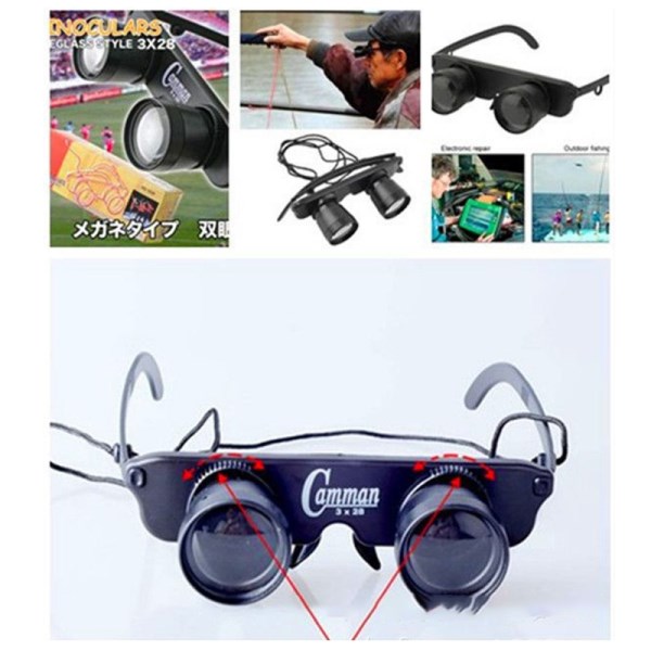 Новый для рыбалки, ультралегкий телескоп, Спортивные бинокли без рук, солнцезащитные очки, снаряжение для рыбы, плавающие линзы, спорт