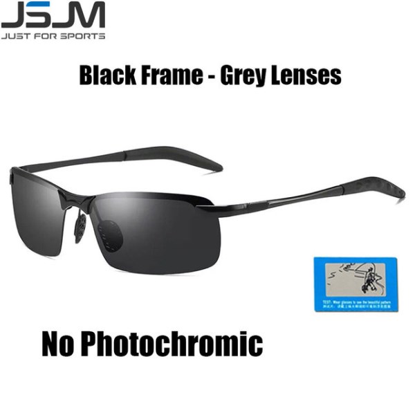 Новый солнцезащитные JSJM мужские фотохромные, классические поляризационные для вождения, рыбалки, хамелеон, дневное и ночное видение